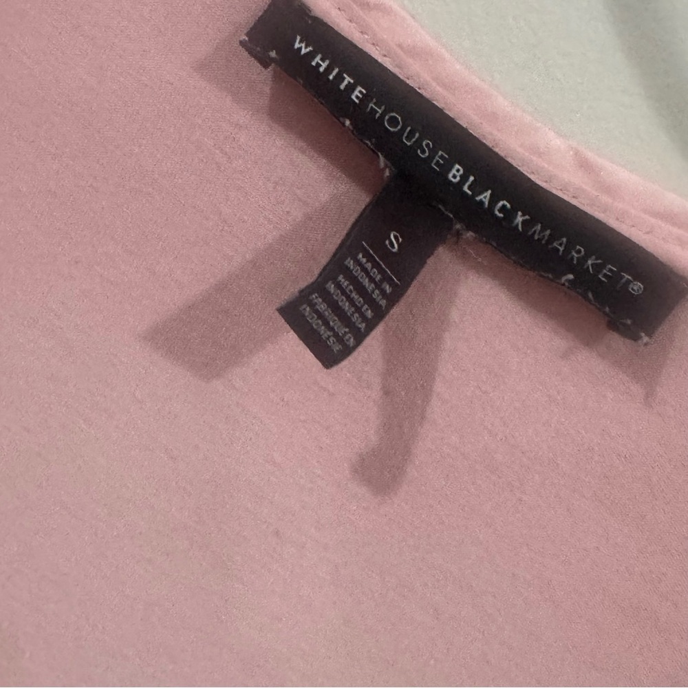 WHBM pink/ blush long sleeve top ❤️ - Picture 3 of 7